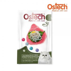 [오스테크] 캣 그레이비 파우치 2번 참치&멸치 70g