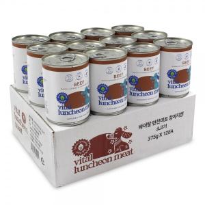 바이탈 런천미트(라이신함유)캔 소고기 375g X 12캔