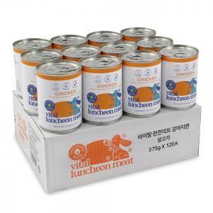 바이탈 런천미트(라이신함유)캔 닭고기 375g X 12캔