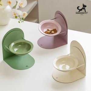 딩동펫 반려동물 마그네틱 높이조절 세라믹 식기
