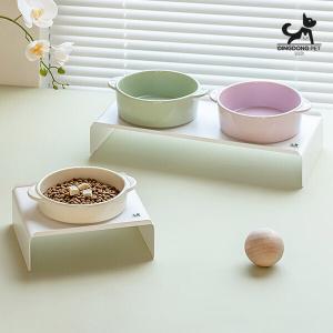 딩동펫 반려동물 프랑 보울 세라믹 식기 세트