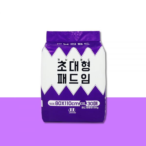 개님의패드 강아지 배변패드 초대형 80x110cm 1팩 총 30매
