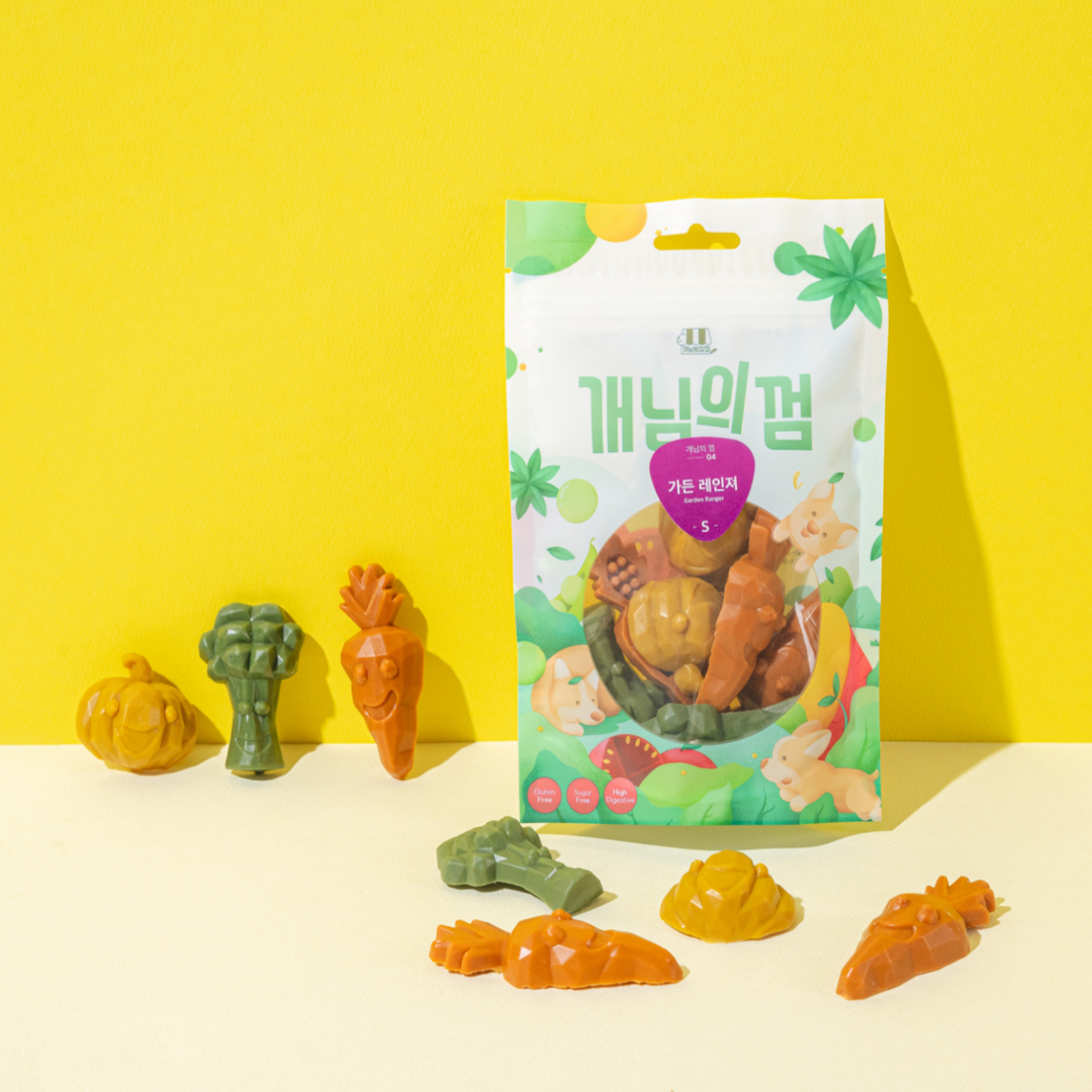 개님의껌 가든레인져S 강아지 치석제거 저알러지 덴탈껌 (저알러지/저칼로리/치석케어)