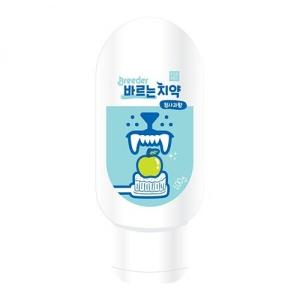브리더 바르는 치약 청사과향 100g