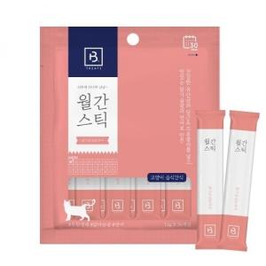 브리더랩 월간스틱 닭가슴살&연어 11g x 30개입