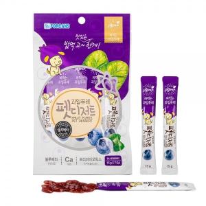 포켄스 과일퓨레 펫디저트 블루베리 7스틱 1봉