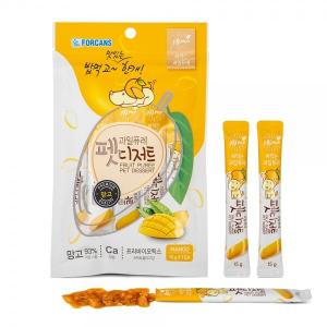 포켄스 과일퓨레 펫디저트 망고 7스틱 1봉