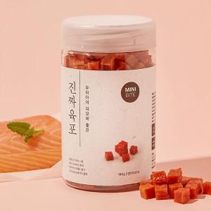【매장】[펫프렌즈] 진짜육포 미니바이트 연어 180g