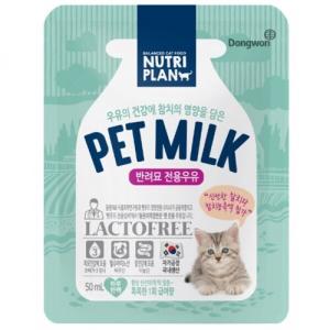 동원 뉴트리플랜 고양이 펫밀크(1박스/50mlx12개)