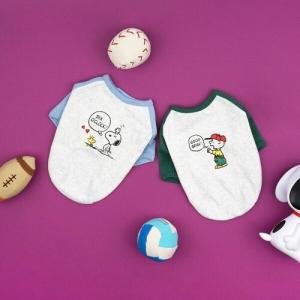 [패리스독] 피너츠 토크티셔츠 (6장 한셋트 S1 M2 L2 XL1 )