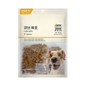 [무마진] 큐브 육포 연어 (800g)