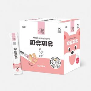 ◆[펫어스] 짜유짜유-닭고기맛 60개입 (강아지 간식)