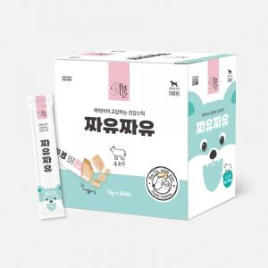 ◆[펫어스] 짜유짜유-소고기맛 60개입 (강아지 간식)