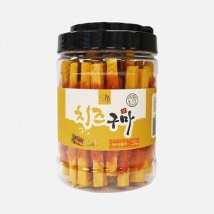 PM[펫러낭&어스] 치즈구마 스틱말이 600g (연어맛)