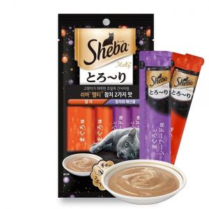 쉬바멜티 참치+참치와해산물12g×4개