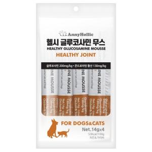 [애니홀릭] 헬시 글루코사민 관절영양제 1BOX (치킨&가리비/14g x 192p) 48팩