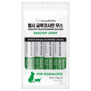 [애니홀릭] 헬시 글루코사민 관절영양제1BOX (치킨/14g x 192p) 48팩