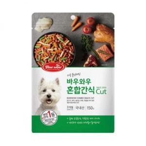 [펫도매단독! 2+1행사] 바우와우 혼합간식(CUT) 150g