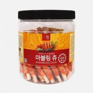 PM[펫러낭&어스] 마블링츄 스틱 10.5cm (연어맛/50개입)