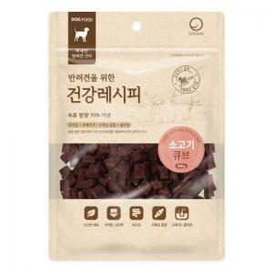 GD[굿데이] 건강레시피 강아지간식 소고기 큐브 (300g)