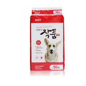 (배변패드)작품패드 (레드)50매x4개입 1박스