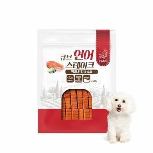 파밀 큐브 스테이크 연어 100g