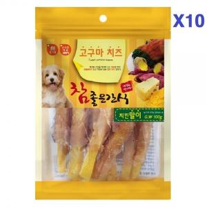 ◆[참좋은간식] 고구마치즈 (치킨말이/100g) *1타(10개)*