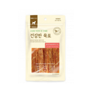 굿데이 건강한육포 쫄깃 닭가슴살 슬라이스 100g