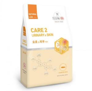 네츄럴랩 케어2 요로&피부 고양이사료 2kg