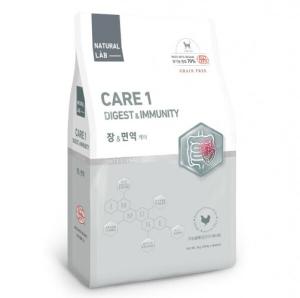 네츄럴랩 케어1 장&면역 고양이사료 2kg