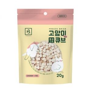 브리더랩 고먐미 동결건조 미니 큐브 치킨 20g