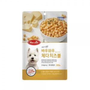 [리뉴얼] 바우와우 체다치즈볼 200g