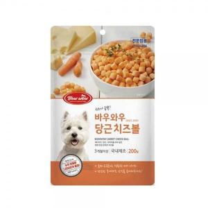[리뉴얼] 바우와우 당근치즈볼 200g