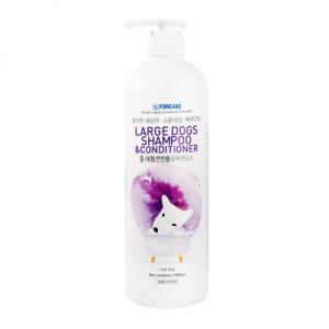 포켄스 샴푸&린스(중대형견)1,000ml