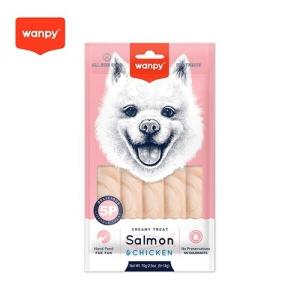 [1+1행사!] 완피 독 크리미 퓨레 (연어&치킨) 5p