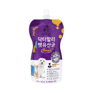 【매장】[닥터할리] 펫밀크 유산균 망고 180ml