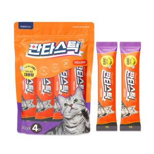 【매장】[판타스틱] 치킨&연어 30g * 4p