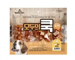 모두의쿡 치킨큐브 400g 강아지 대용량 간식