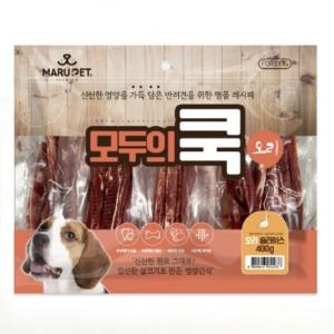 모두의쿡 오리스틱&슬라이스 400g 강아지 대용량 간식