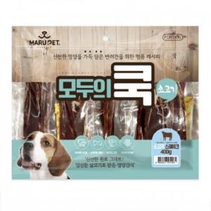 모두의쿡 소고기스테이크 400g 강아지 대용량 간식