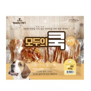 모두의쿡 치킨혼합 400g 강아지 대용량 간식