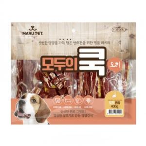 모두의쿡 오리혼합 400g 강아지 대용량 간식
