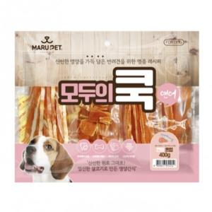 모두의쿡 연어혼합 400g 강아지 대용량 간식
