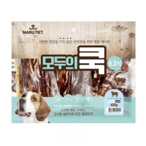 모두의쿡 소고기혼합 400g 강아지 대용량 간식