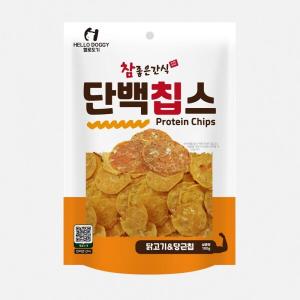 ◆[헬로도기] 단백칩스-닭&당근 칩 100g