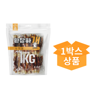 안테나[환장하개] 오리 우유껌 (1kgx15개)