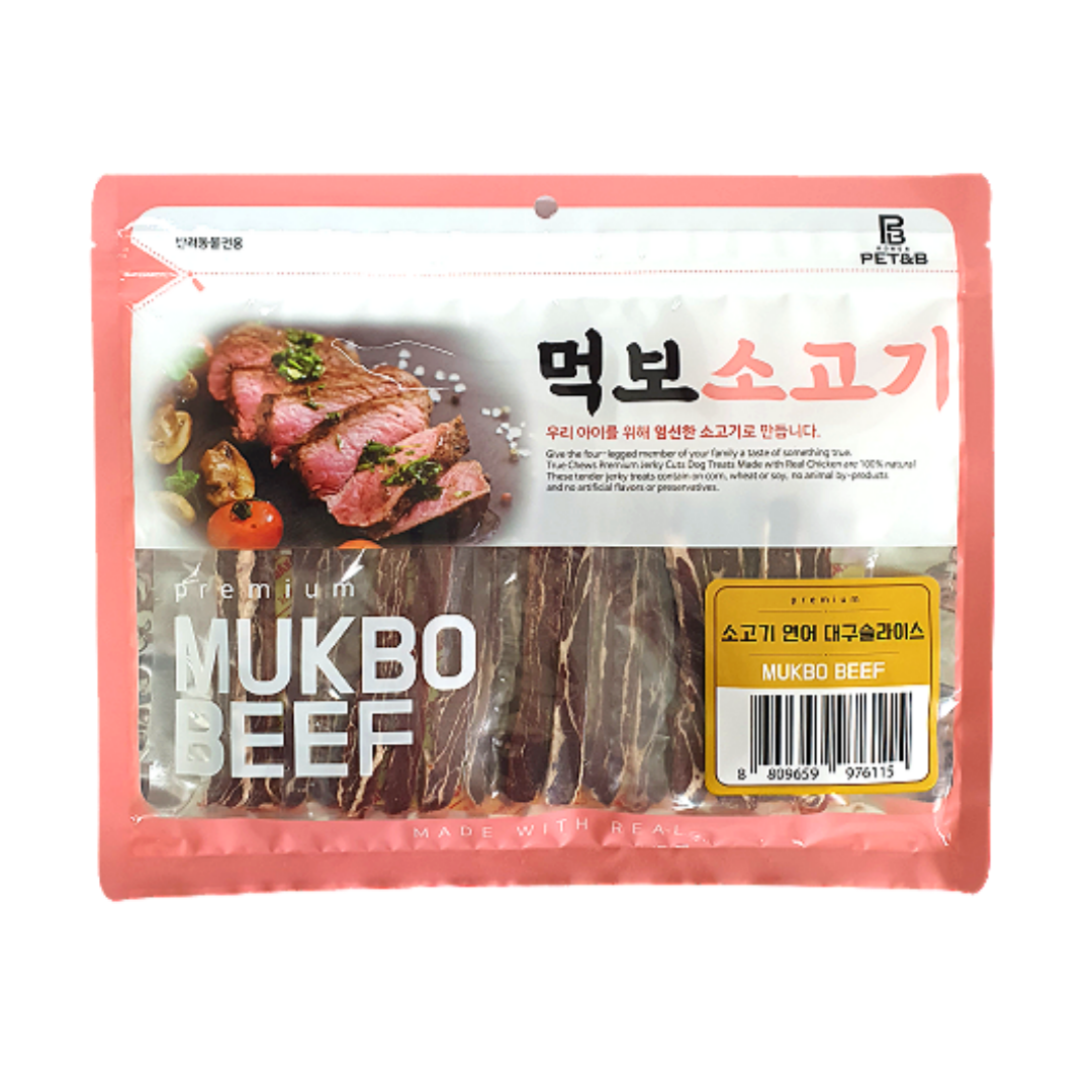 먹보 소고기연어대구슬라이스 300g (5개묶음)