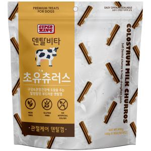 [와직스] 슈퍼킹 덴탈비타 초유츄러스 관절케어 덴탈껌 500g (100g X 5EA 총 50개입)