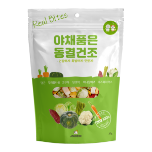 주베베 야채, 과일 품은 동결건조 비건 트릿