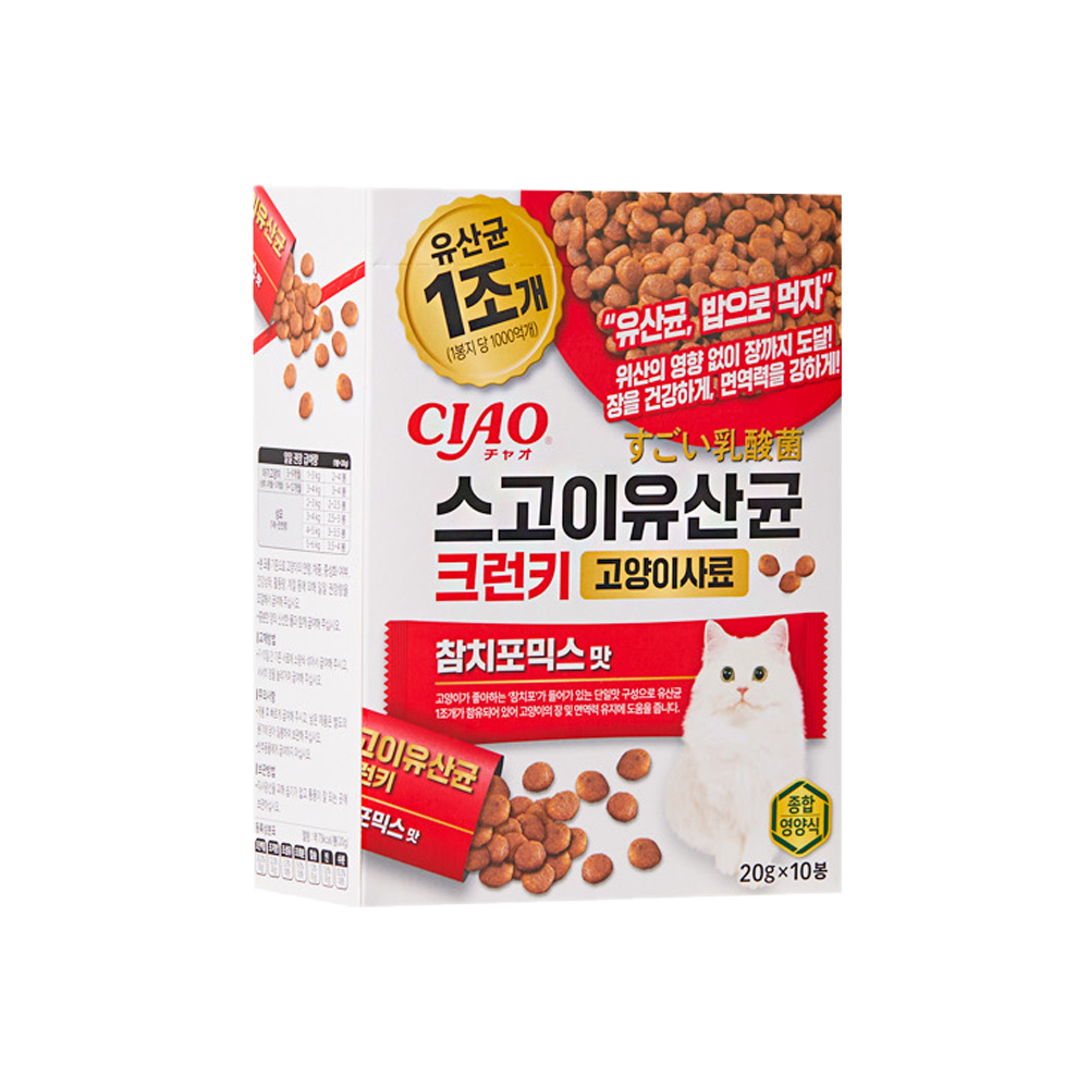 이나바 챠오 스고이 유산균 크런키 참치포믹스 200g